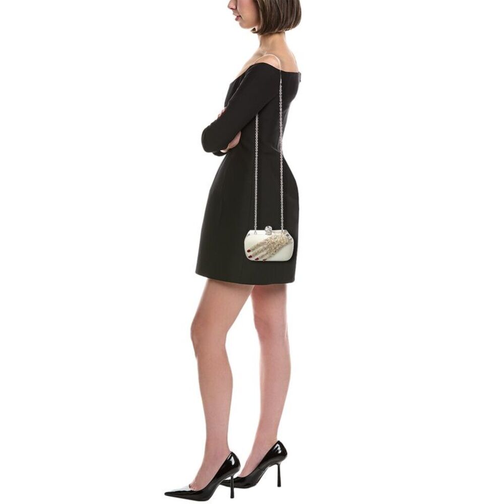 Alexander Mcqueen Embellished Hand Leather Skull Clutch (Authentic Pre-Loved), - Picture 5 of 5